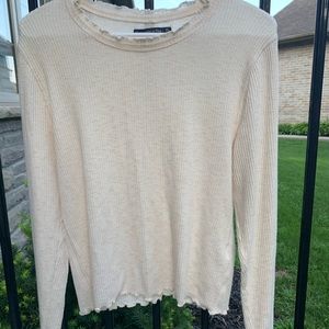 Abercrombie & Fitch Cream Top